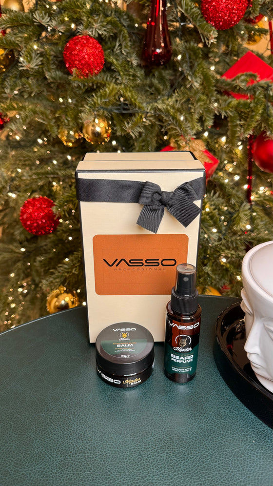 Vasso Hipster Beard Holiday Gift Set